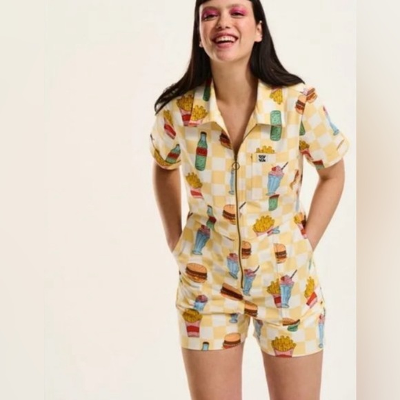 Rare Lucy & Yak Fizzy Pop Riley Romper Size UK10 US6 - Picture 2 of 16